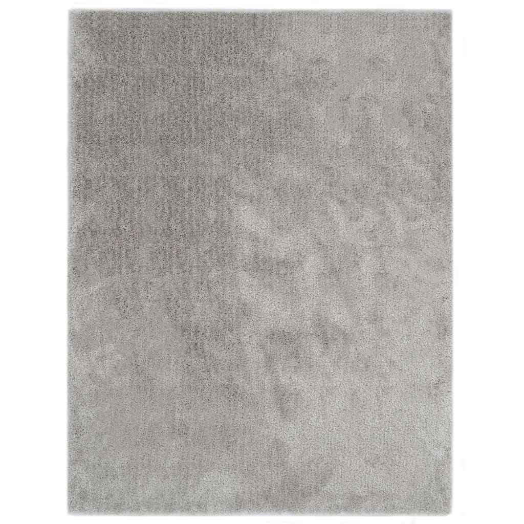 vidaXL szürke bozontos szőnyeg 160 x 230 cm