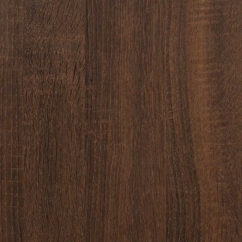 vidaXL barna tölgyszínű szerelt fa függő üvegszekrény 40 x 31 x 60 cm