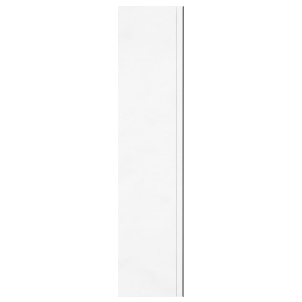 vidaXL fényes fehér MDF tükrös fürdőszobaszekrény 60 x 15 x 75 cm