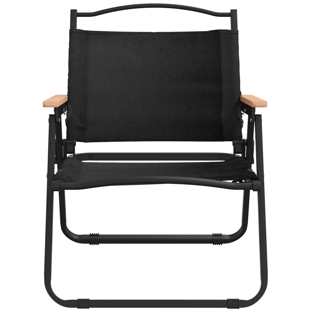 vidaXL 2 db fekete oxford szövet camping szék 54 x 43 x 59 cm