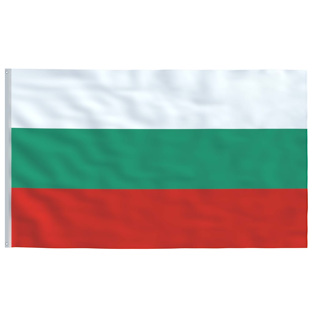 vidaXL bolgár zászló alumíniumrúddal 4 m