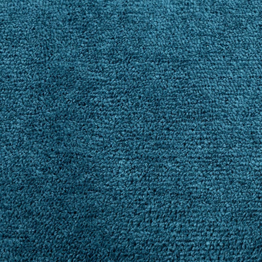 vidaXL OVIEDO türkiz rövid szálú szőnyeg 240 x 240 cm