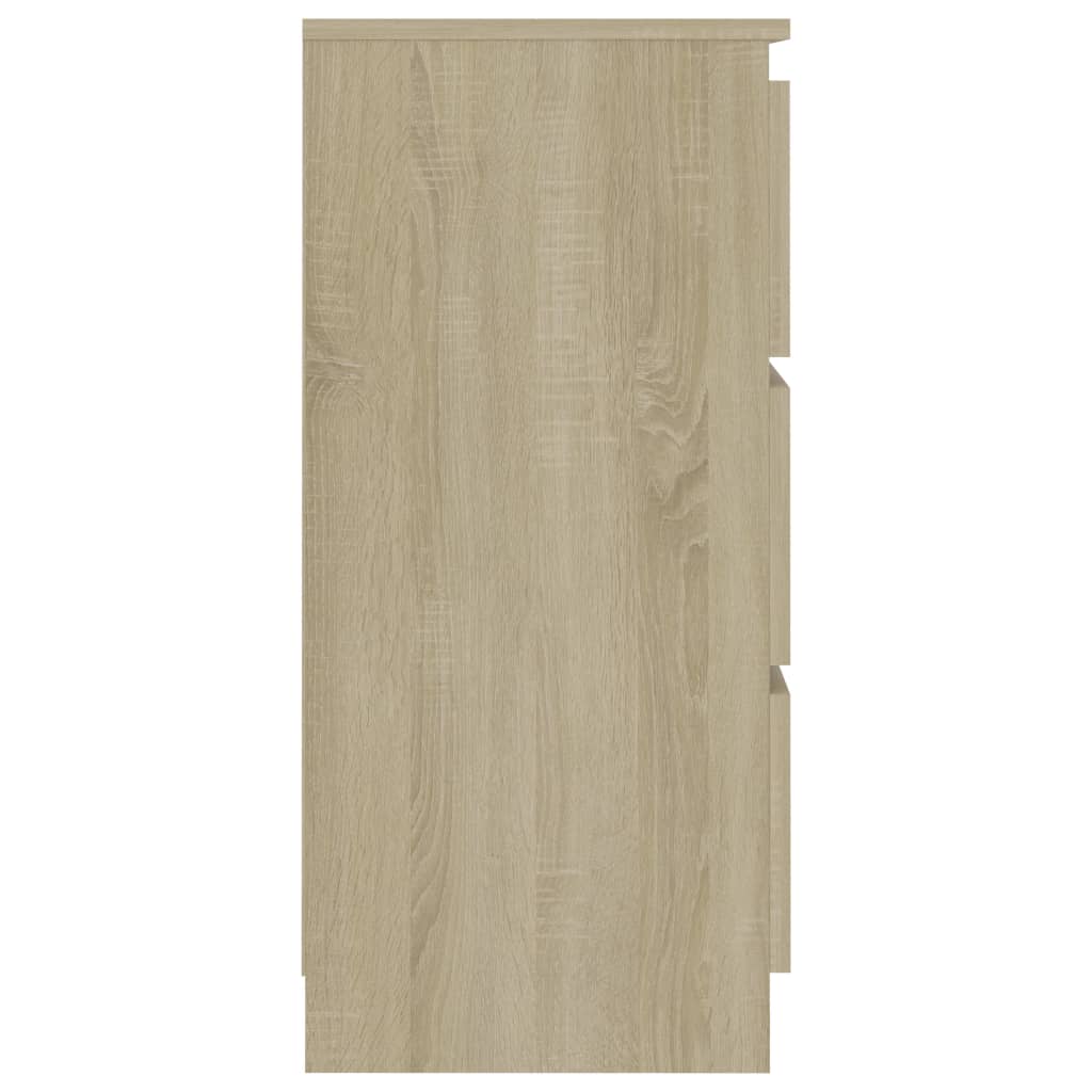 vidaXL sonoma tölgy színű szerelt fa tálalószekrény 60 x 35 x 76 cm
