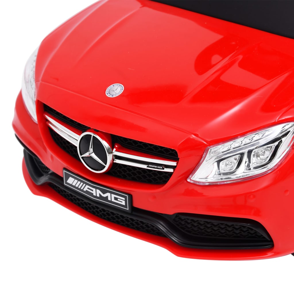 vidaXL piros Mercedes-Benz C63 tolható autó
