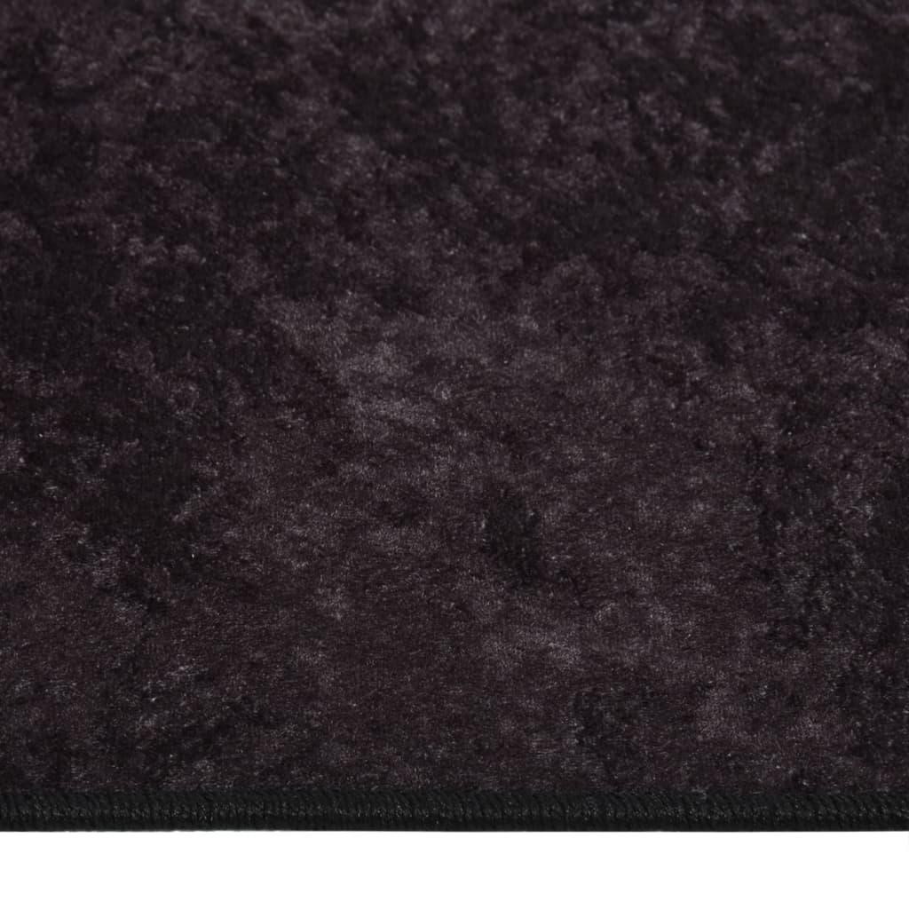 vidaXL antracitszürke csúszásmentes mosható szőnyeg 190 x 300 cm