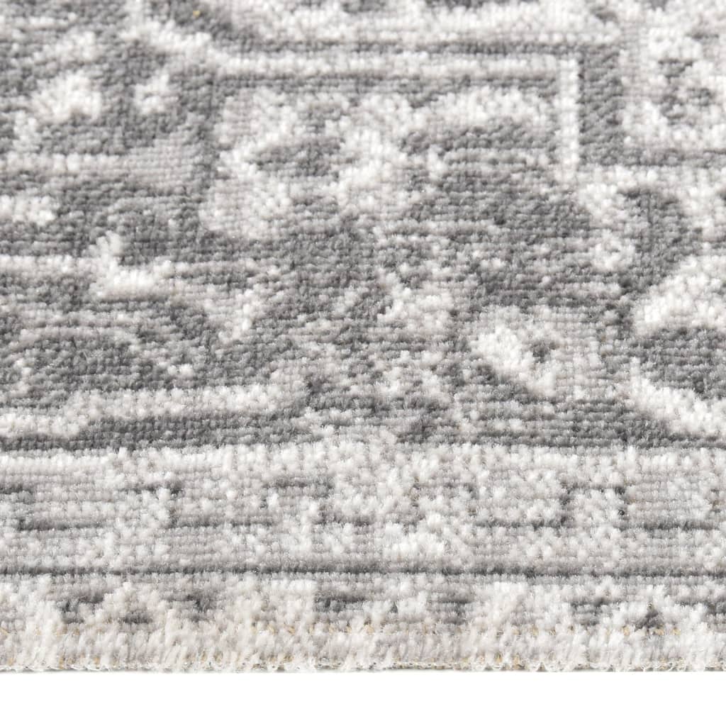 vidaXL világosszürke lapos szövésű kültéri szőnyeg 80 x 150 cm