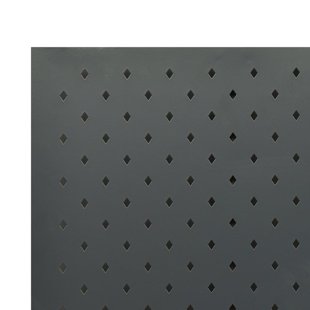 vidaXL antracitszürke acél 5-paneles paraván 200 x 180 cm