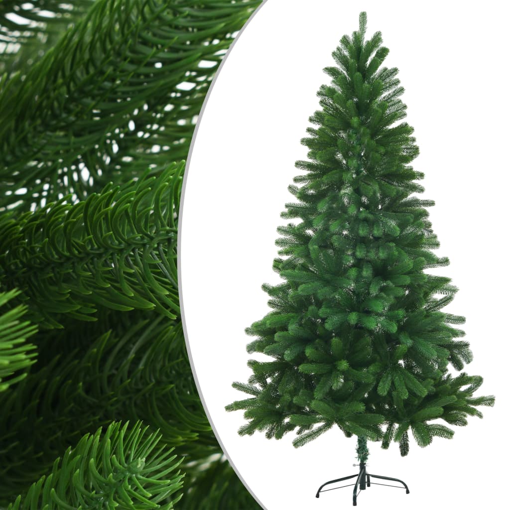 vidaXL zöld műkarácsonyfa élethű tűlevelekkel 150 cm