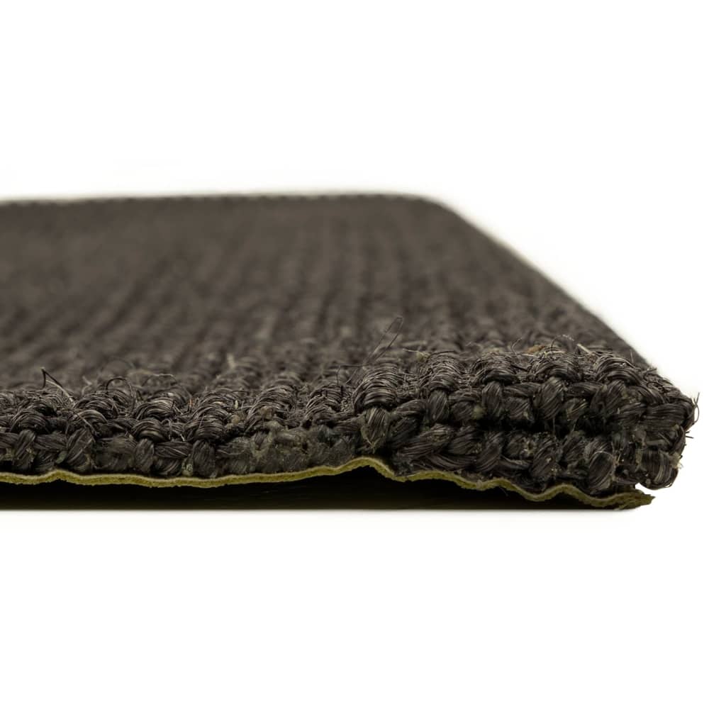 vidaXL fekete természetes szizálszőnyeg 100x300 cm