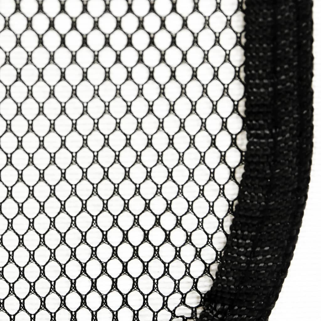 vidaXL fekete összecsukható kutyakennel hordtáskával 110 x 110 x 58 cm