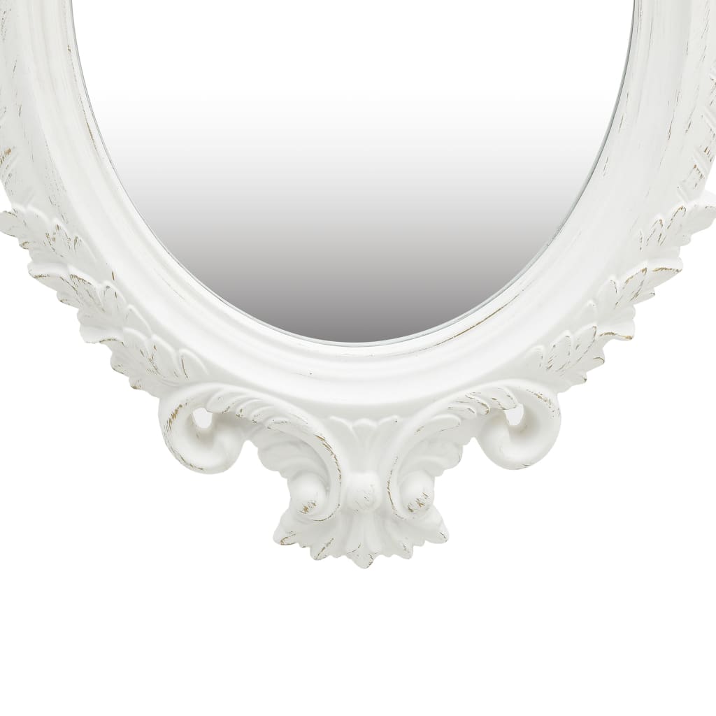 vidaXL fehér kastély stílusú fali tükör 56 x 76 cm