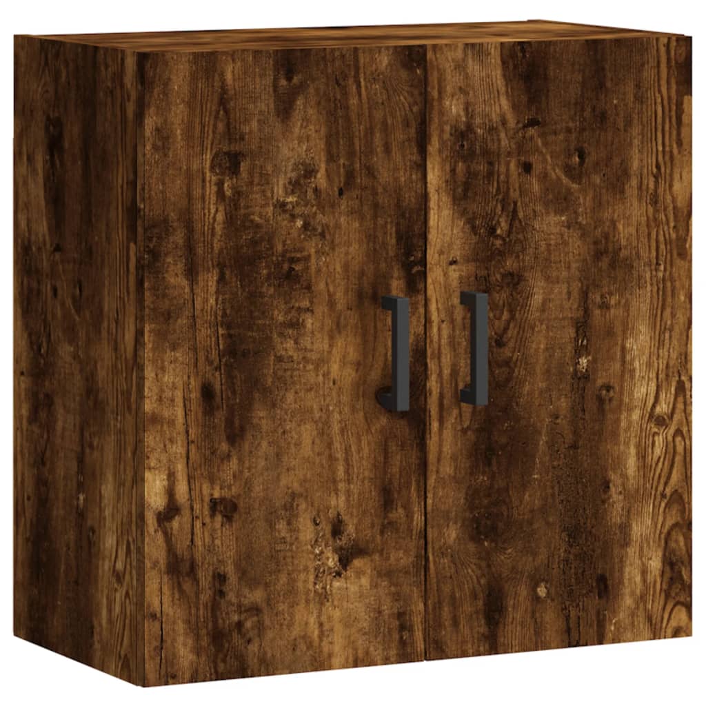 vidaXL füstös tölgyszínű szerelt fa faliszekrény 60 x 31 x 60 cm