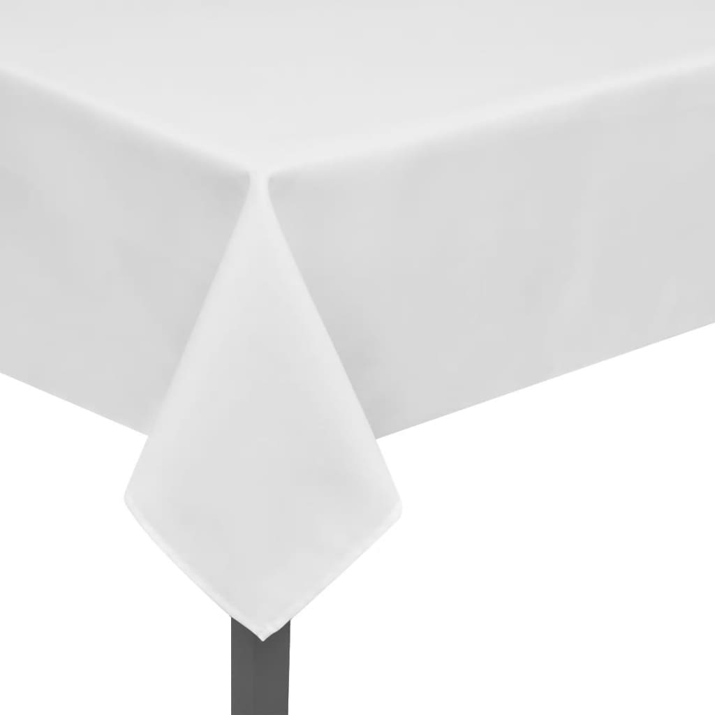 5 db asztalterítő 190 x 130 cm fehér