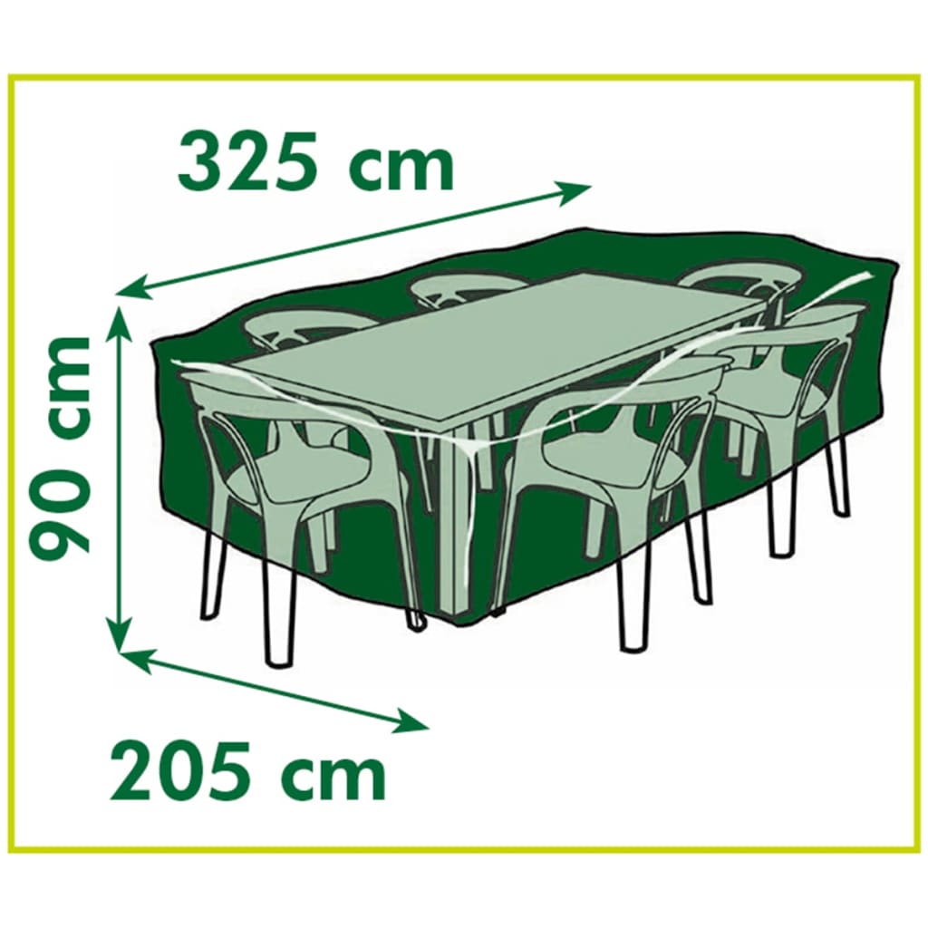 Nature kerti bútor védőhuzat téglalap alakú asztalokhoz 325x205x90 cm