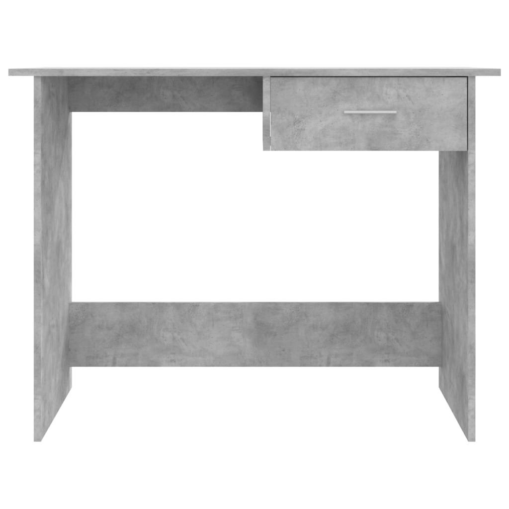 vidaXL betonszürke forgácslap íróasztal 100 x 50 x 76 cm