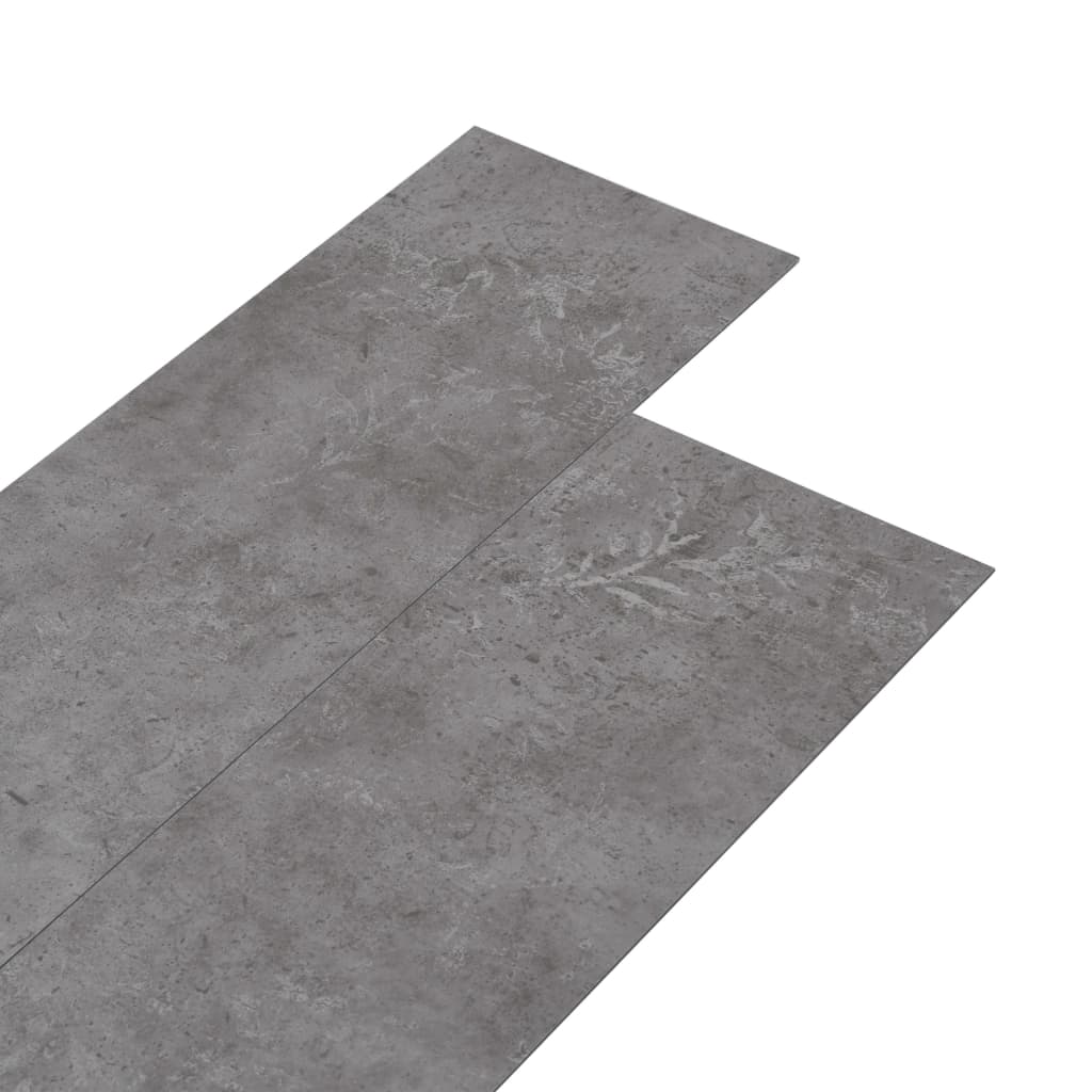 vidaXL betonszürke öntapadó 2 mm-es PVC padlóburkoló lapok 5,21m²