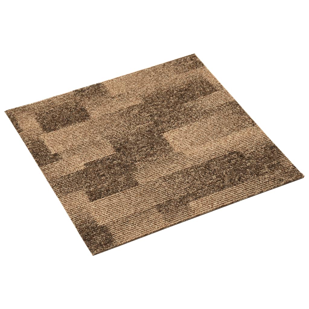 vidaXL 20 db barna padlószőnyeg lap 5 m²