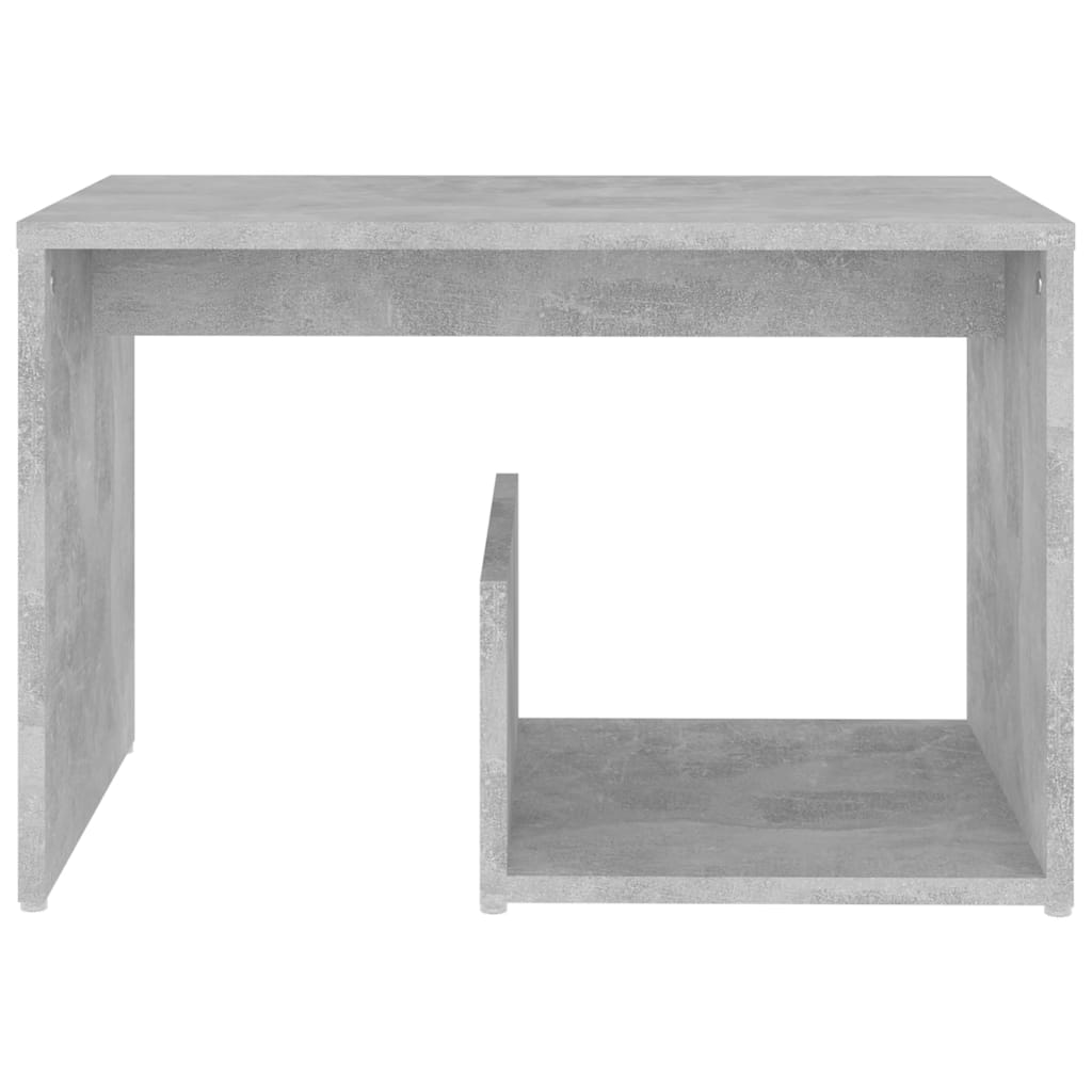 vidaXL betonszürke forgácslap kisasztal 59 x 36 x 38 cm