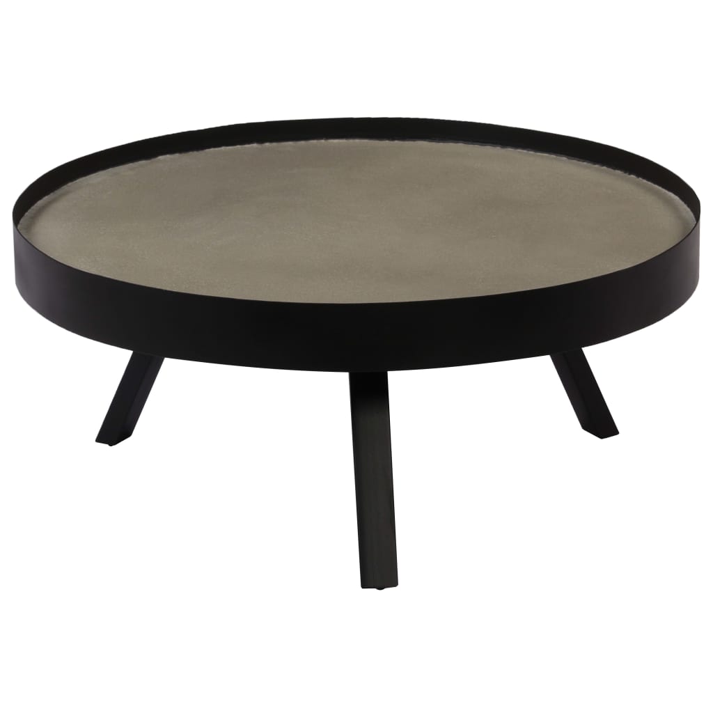 vidaXL dohányzóasztal beton asztallappal 74 x 32 cm