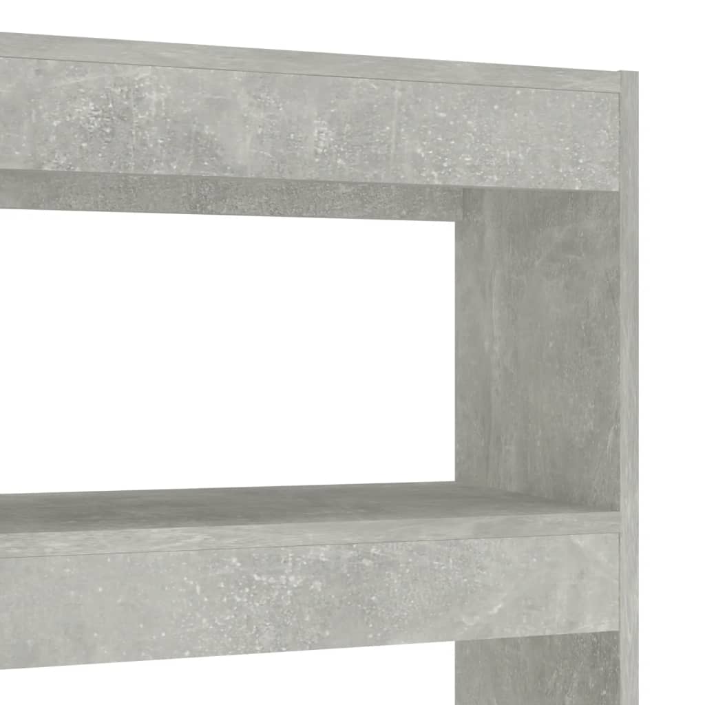 vidaXL betonszürke könyvszekrény/térelválasztó 100 x 30 x 135 cm