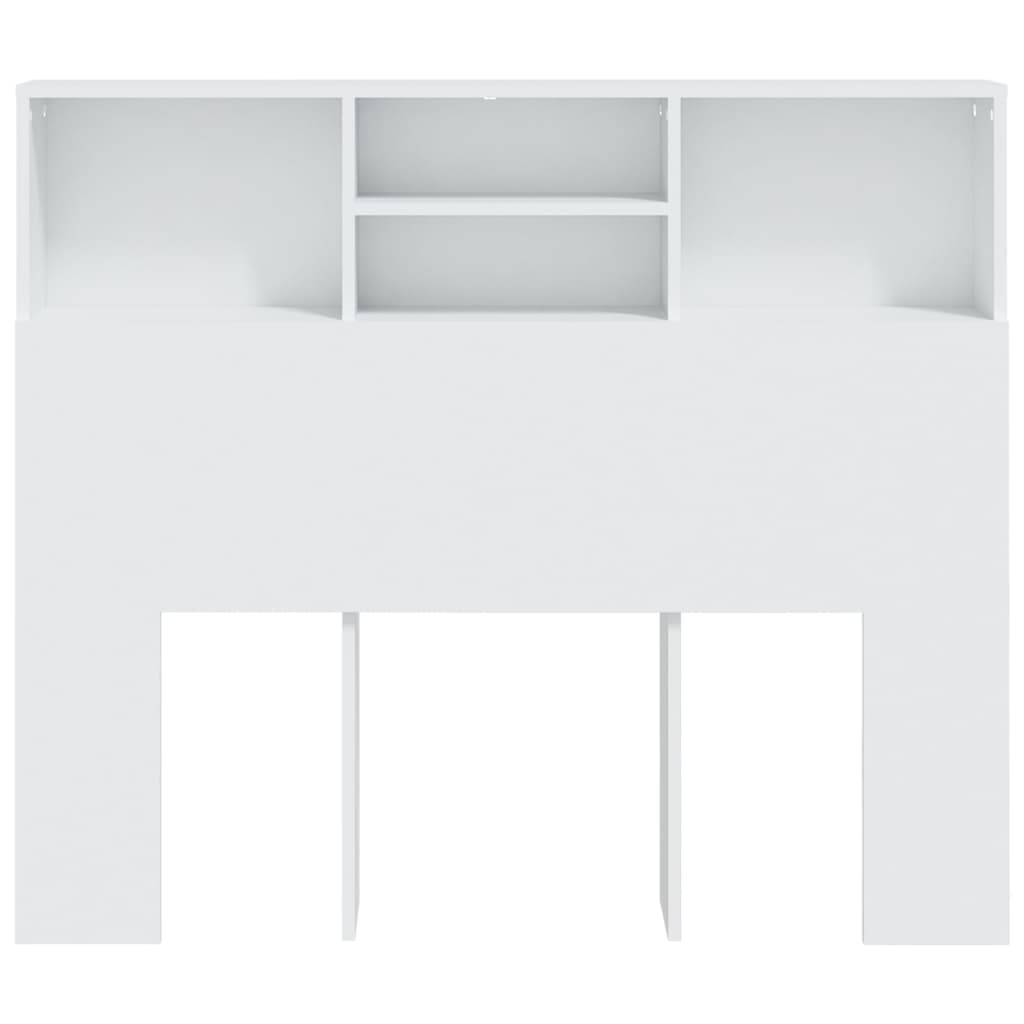 vidaXL fehér áthidaló szekrény 120 x 19 x 103,5 cm
