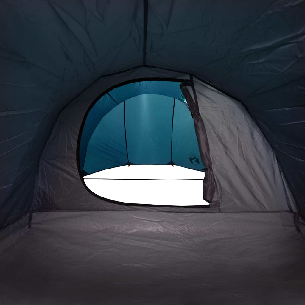 vidaXL 4 személyes kék vízálló alagút kempingsátor