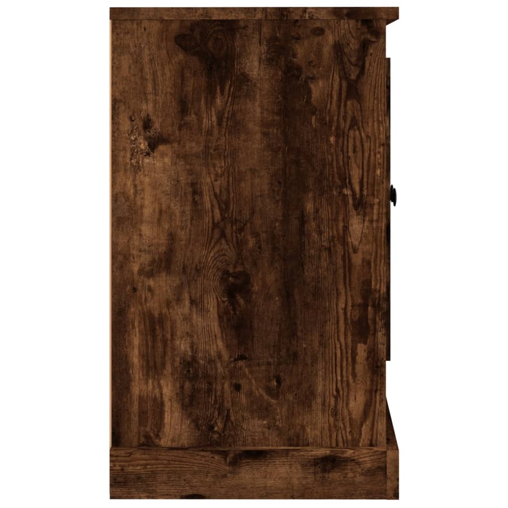 vidaXL füstös tölgy színű szerelt fa tálalószekrény 100x35,5x60 cm