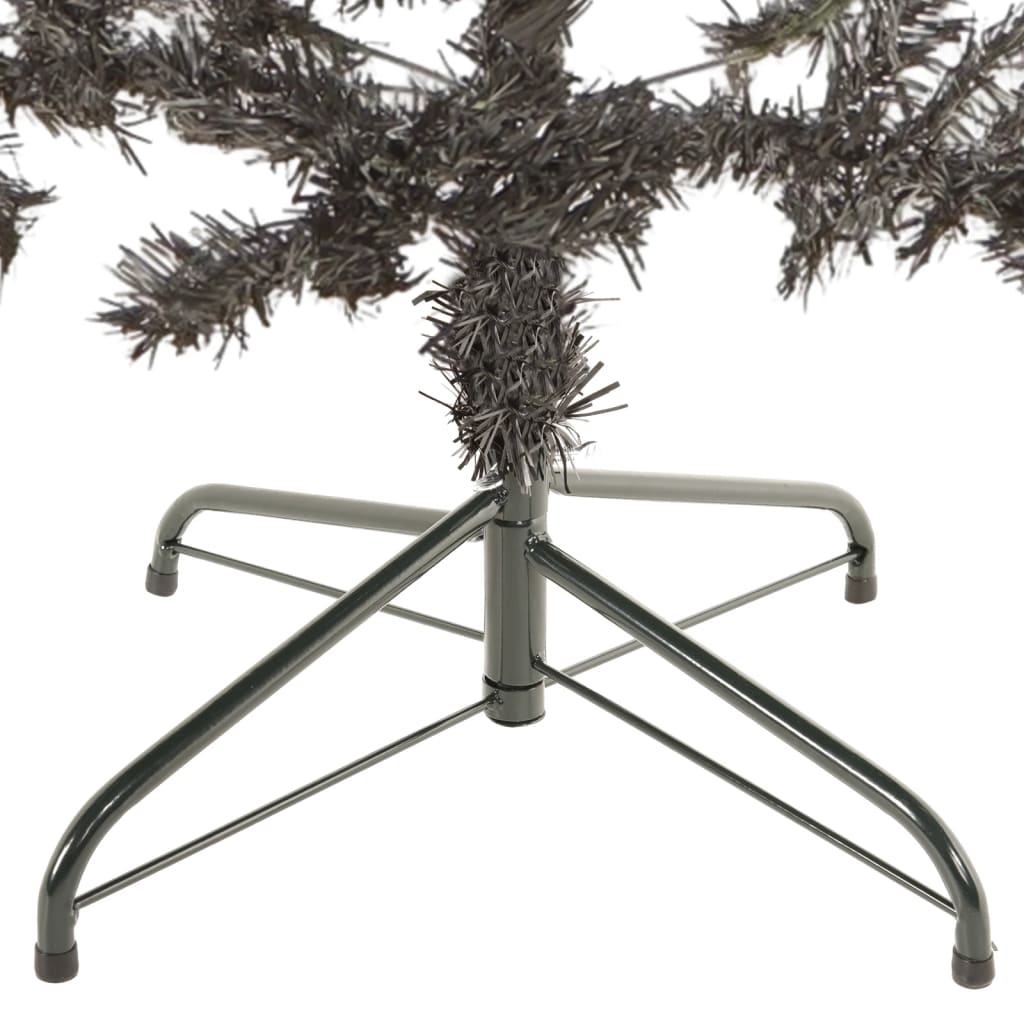 vidaXL fekete vékony karácsonyfa 240 cm