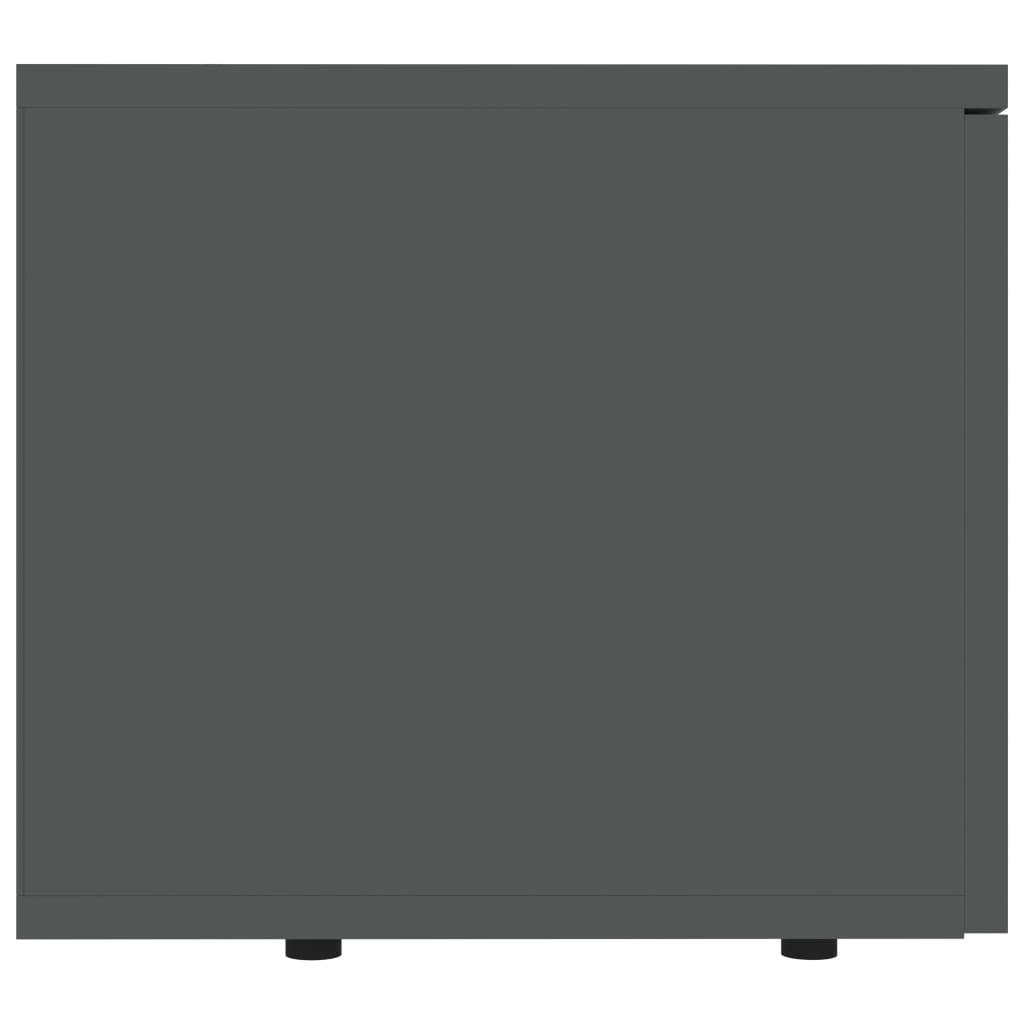vidaXL fekete forgácslap TV-szekrény 80 x 34 x 30 cm