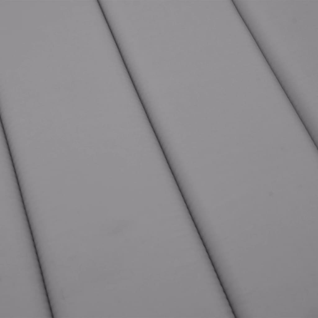 vidaXL szürke oxford szövet napozóágy párna 186 x 58 x 3 cm