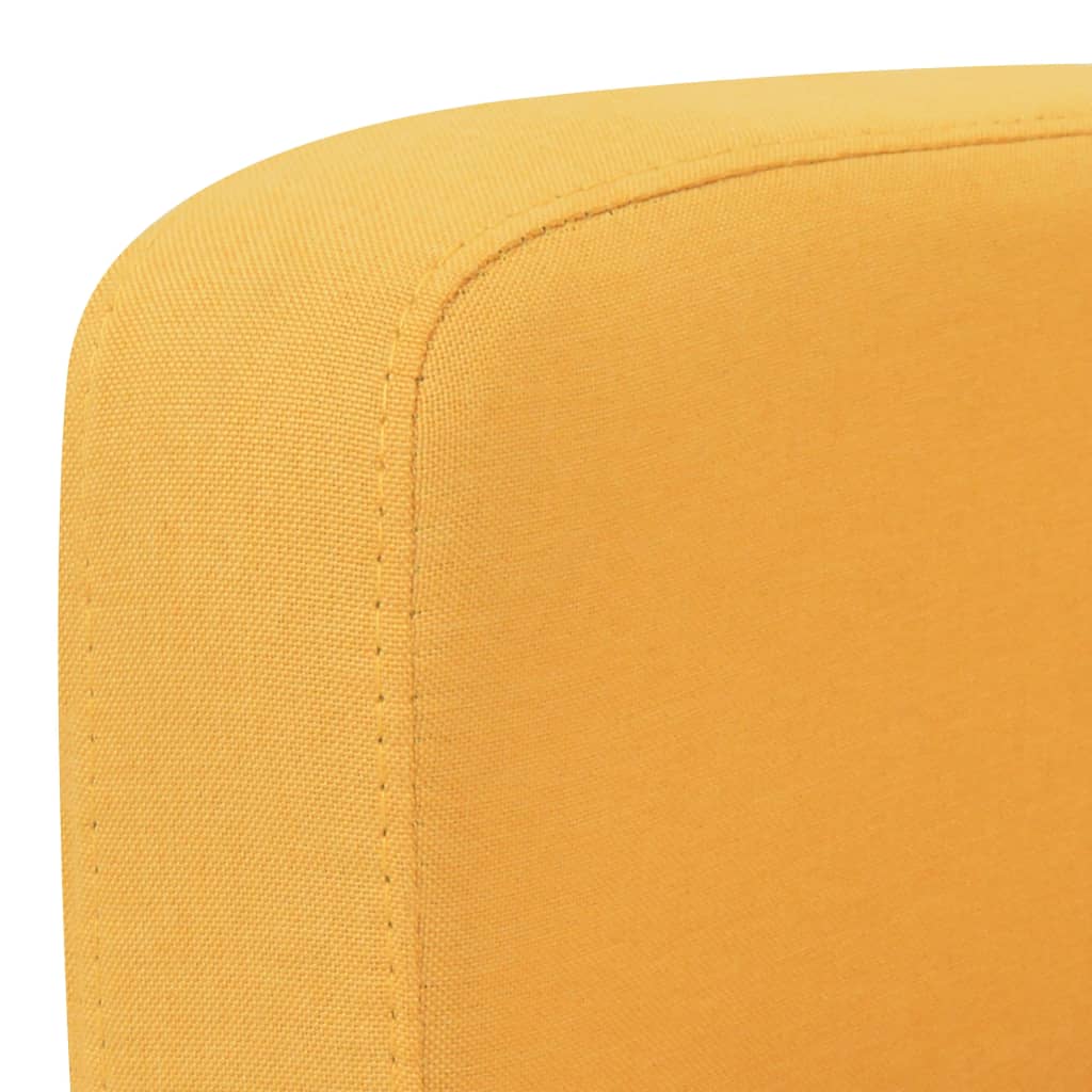 vidaXL 3-személyes sárga kanapé 180 x 65 x 76 cm