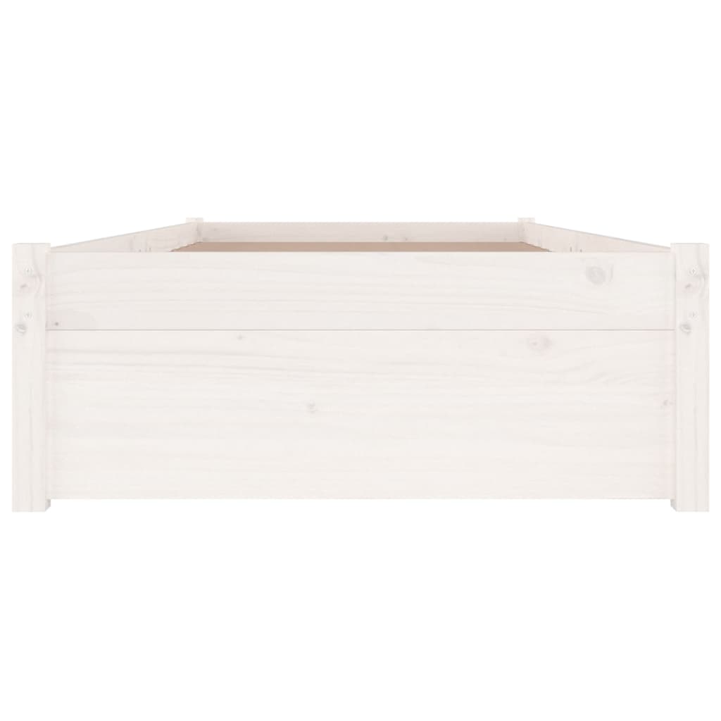 vidaXL fehér ágykeret fiókokkal 90 x 190 cm (Single)