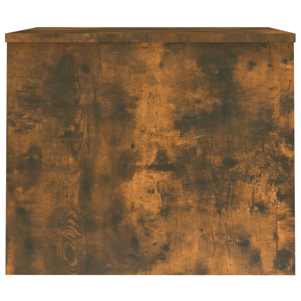 vidaXL füstös tölgyszínű szerelt fa dohányzóasztal 80 x 50,5 x 41,5 cm