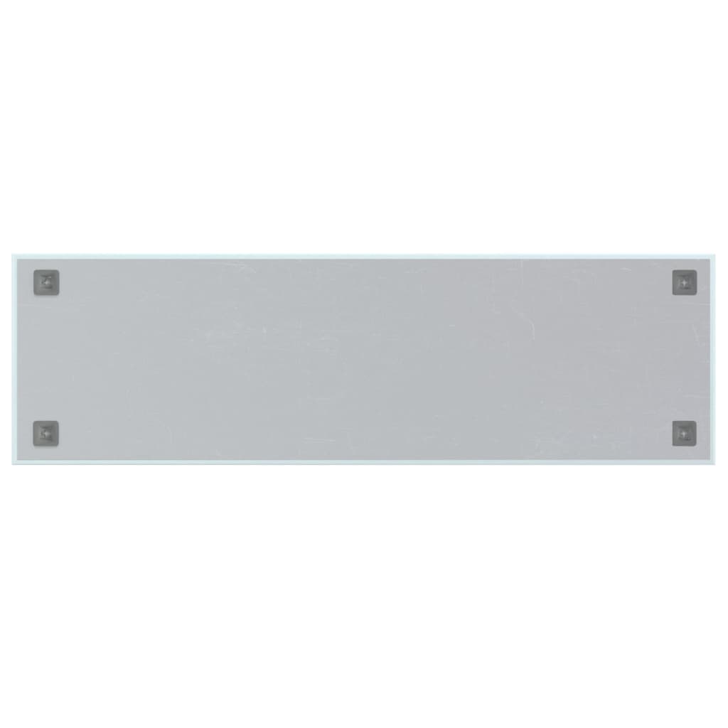 vidaXL fehér falra szerelhető edzett üveg mágnestábla 100 x 30 cm