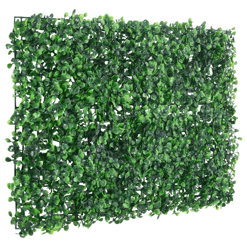  vidaXL 6 db zöld műcserjelevél-kerítés 40 x 60 cm