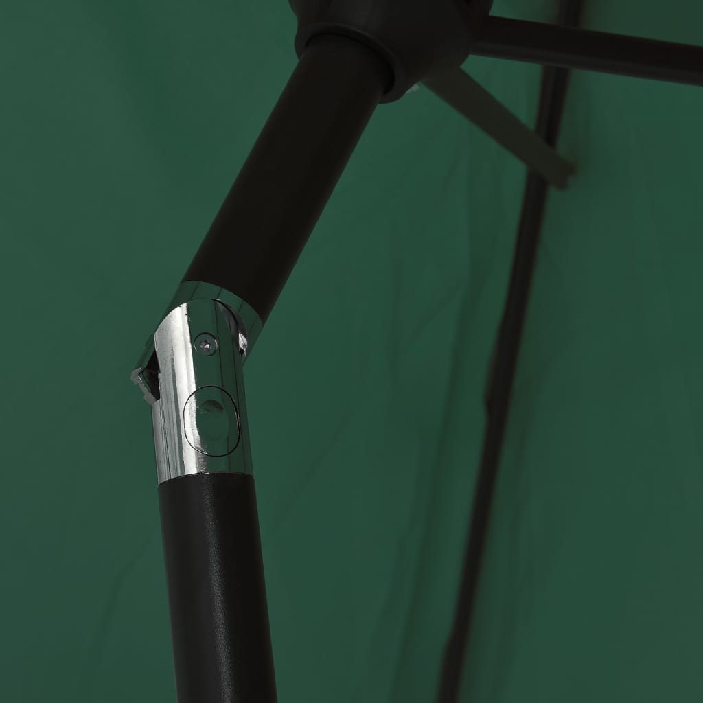 vidaXL zöld alumínium napernyő 200 x 224 cm