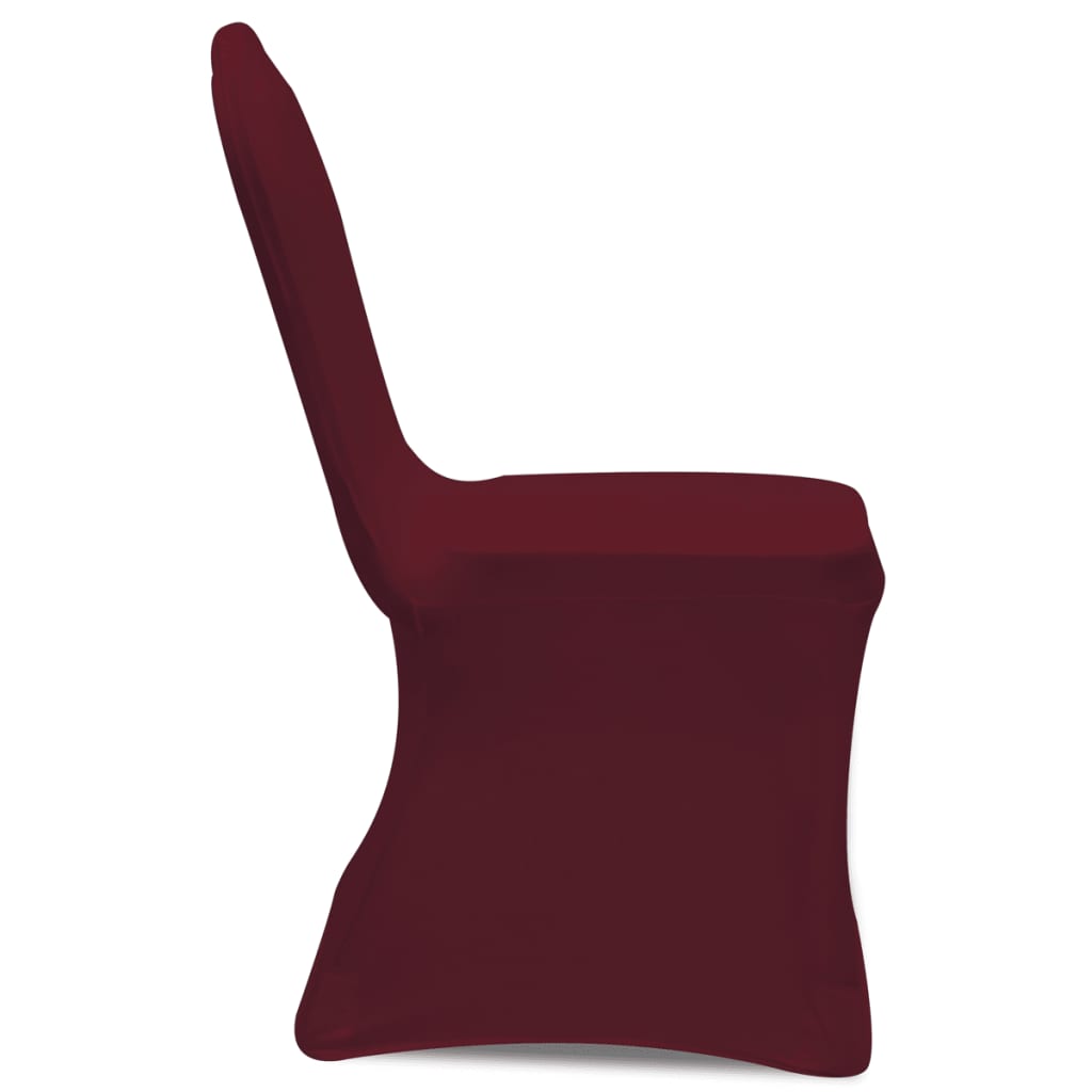 vidaXL 12 db burgundi vörös sztreccs székszoknya