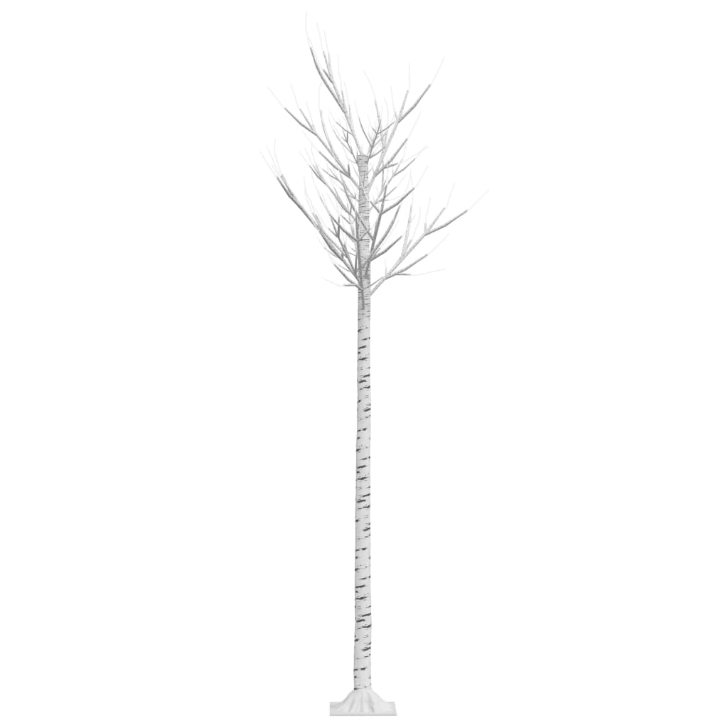vidaXL 200 LED-es bel-/kültéri kék fűzfa karácsonyfa 2,2 m