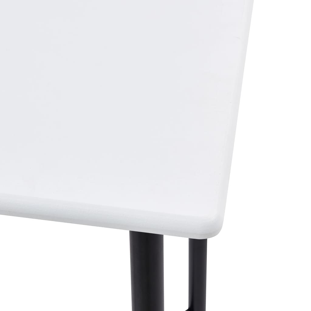 vidaXL fehér MDF bárasztal 60 x 60 x 111 cm