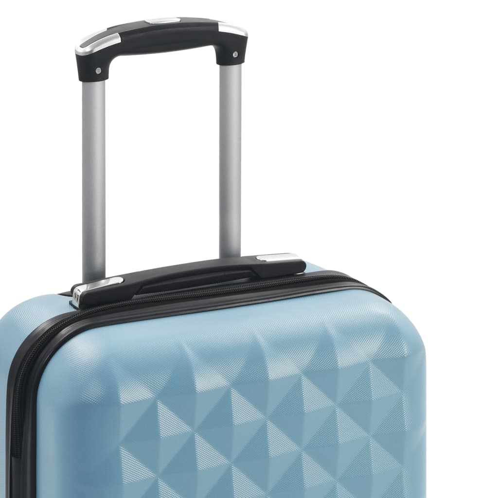 vidaXL kék keményfalú ABS gurulós bőrönd