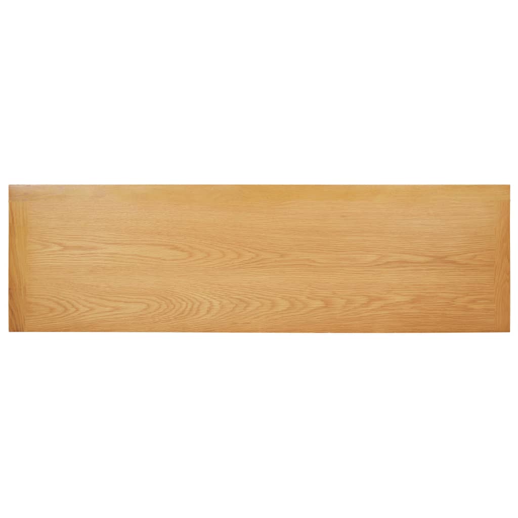 vidaXL tömör tölgyfa tálalóasztal 118 x 35 x 77 cm