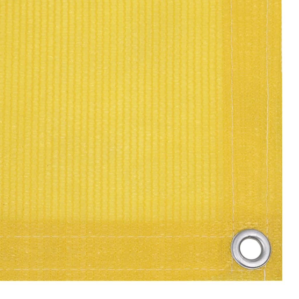 vidaXL sárga HDPE erkélyparaván 90 x 600 cm