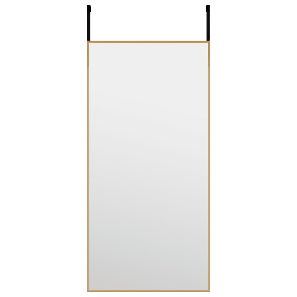 vidaXL arany üveg és alumínium ajtótükör 30x60 cm