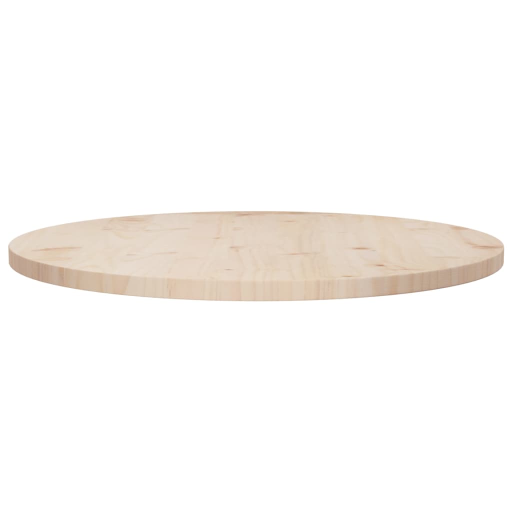 vidaXL tömör fenyőfa asztallap Ø70 x 2,5 cm