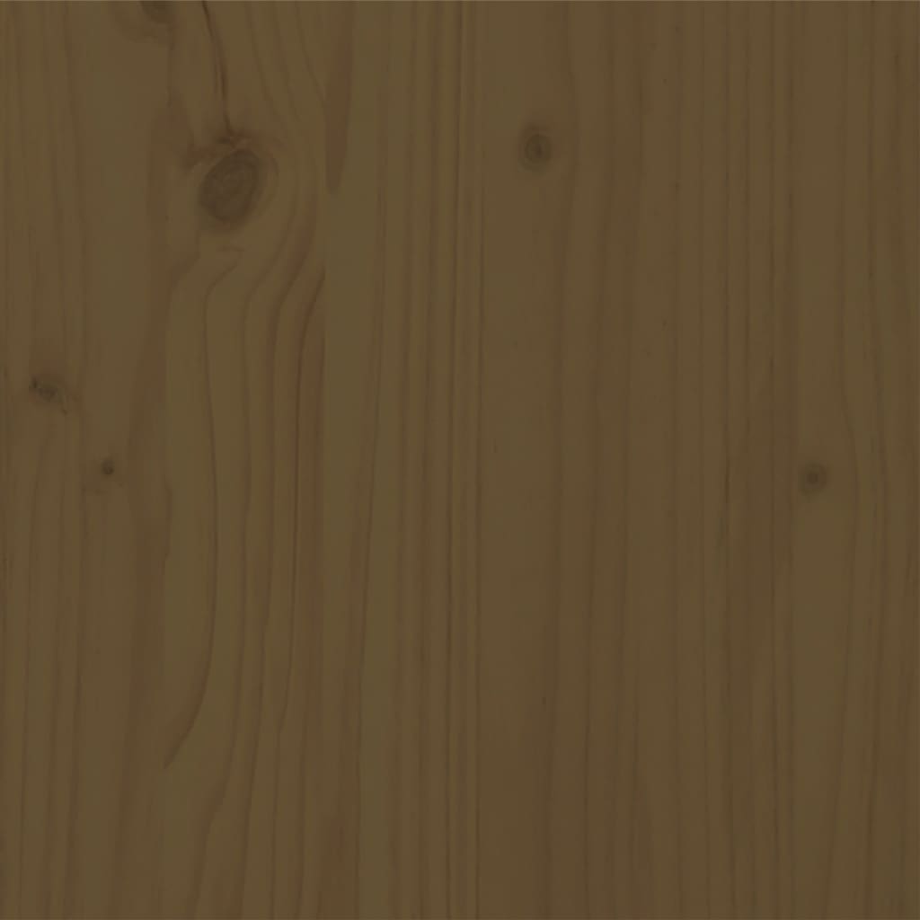 vidaXL mézbarna tömör fenyőfa ágykeret 140x190 cm