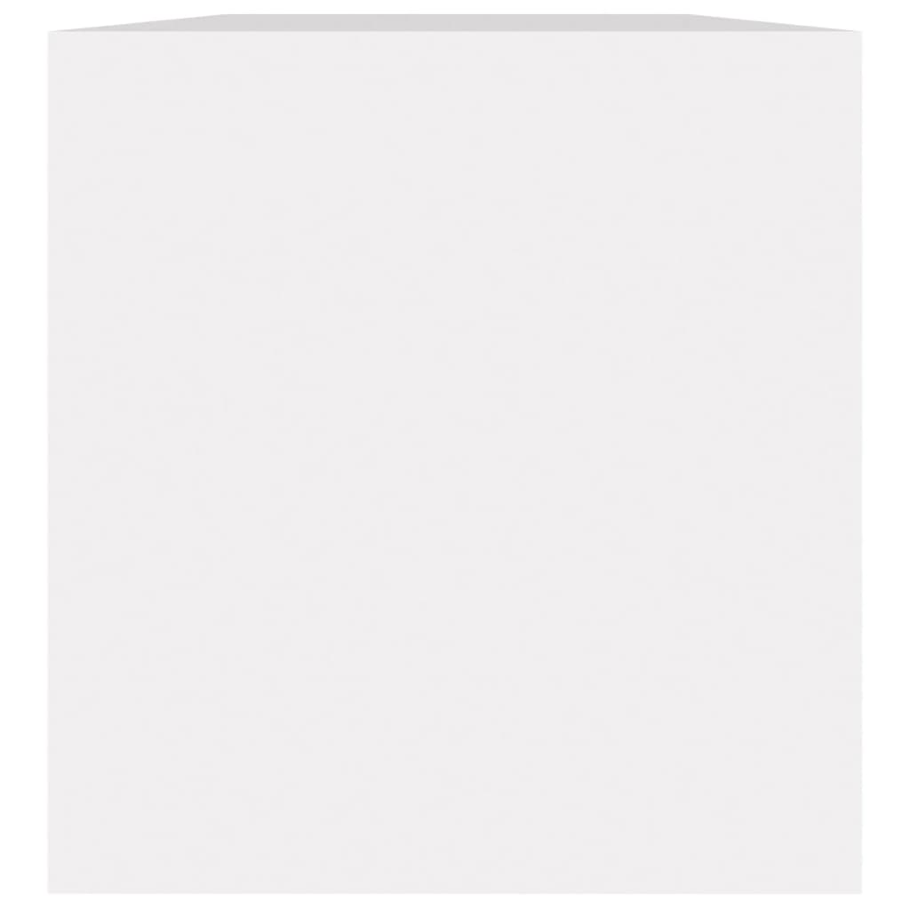 vidaXL fehér szerelt fa lemeztároló doboz 71 x 34 x 36 cm