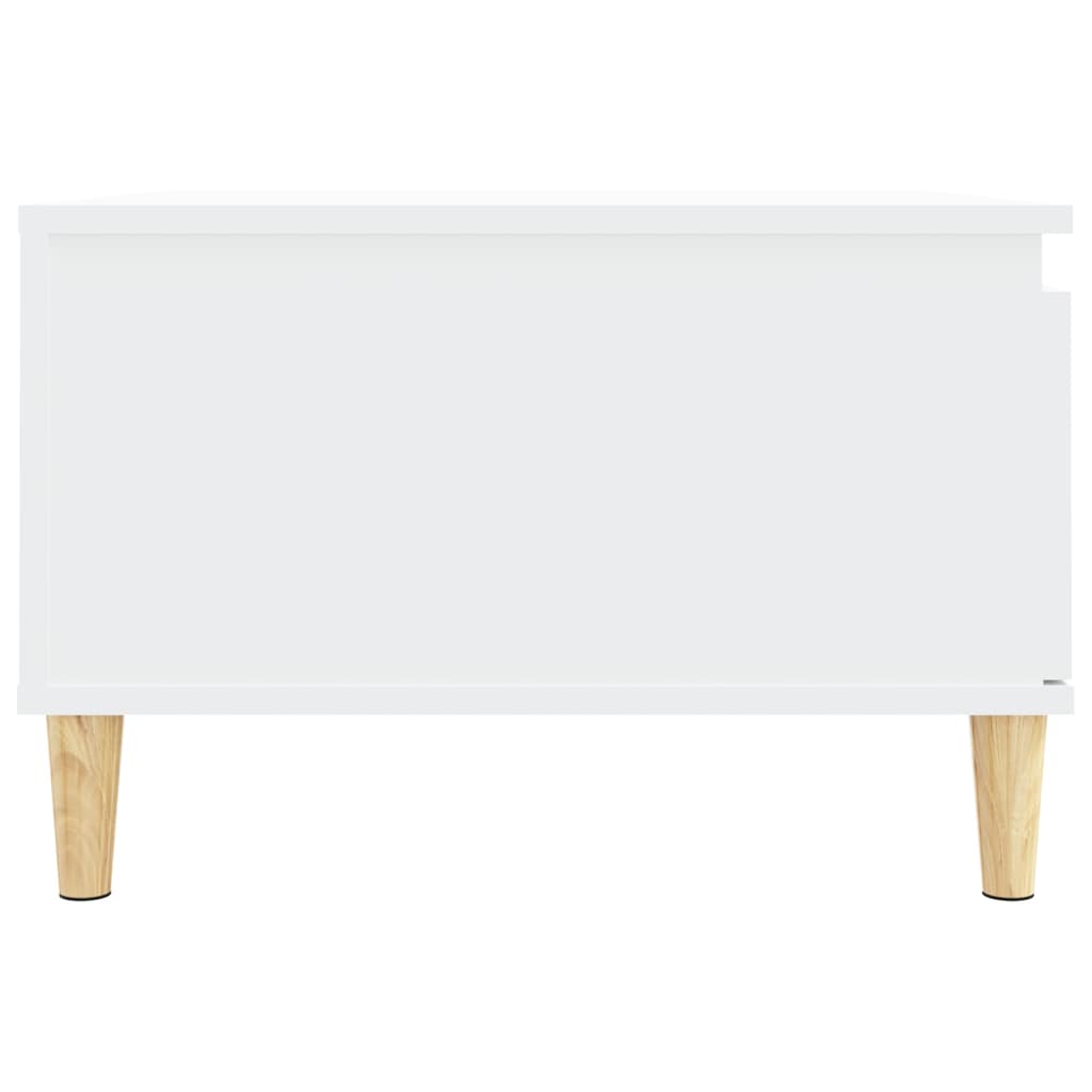 vidaXL fehér szerelt fa dohányzóasztal 55 x 55 x 36,5 cm