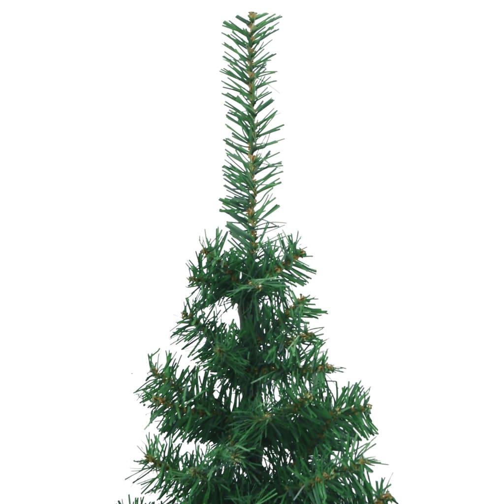 vidaXL zöld PVC sarok műkarácsonyfa 210 cm