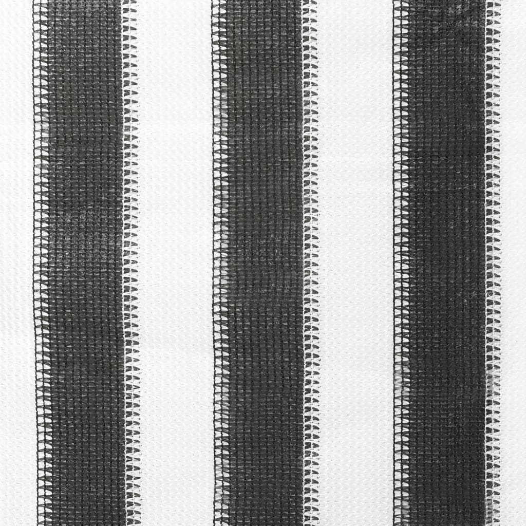 vidaXL antracitszürke-fehér csíkos kültéri sötétítő 60 x 140 cm