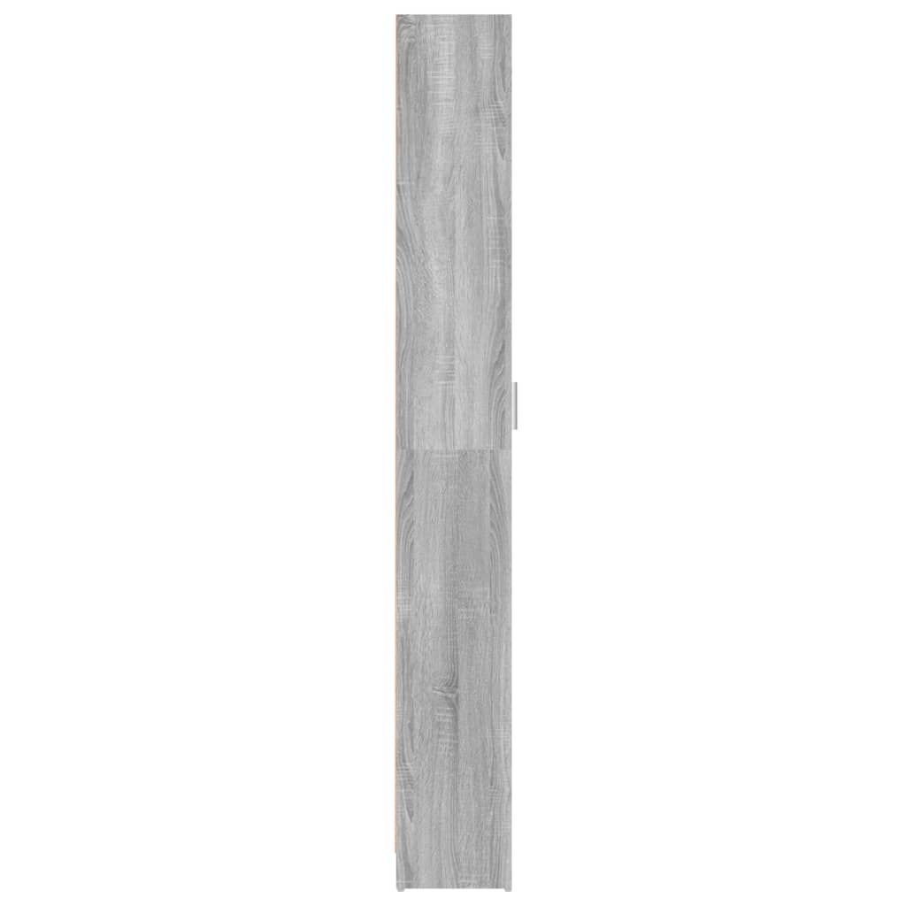 vidaXL szürke sonoma színű szerelt fa előszobaszekrény 55x25x189 cm